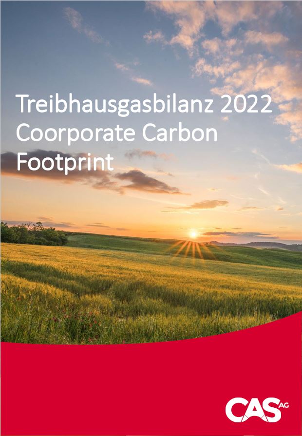 Klimaschutzstrategie Treibhausgasbilanz CAS AG Nachhaltigkeit